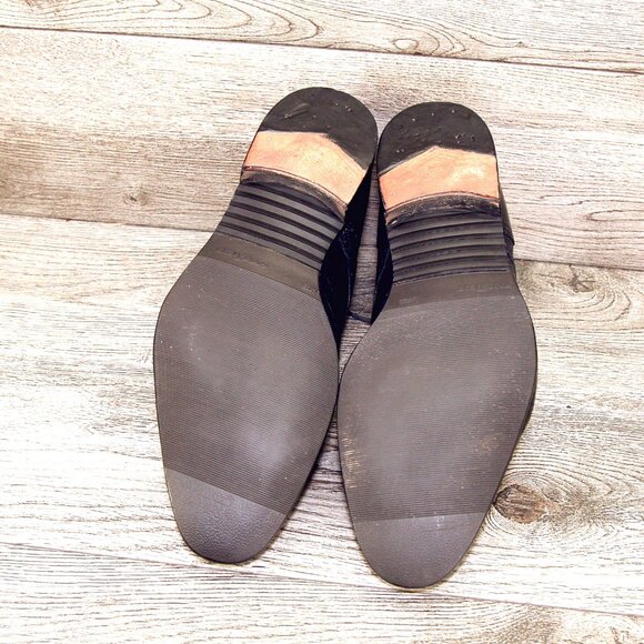 $895 GRAVATI Neiman Marcus 10 M Genuine PECCARY Black 17013 * add $15 new Trees - Picture 4 of 16